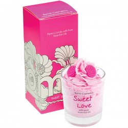 Sweet Love Piped Candle In Box