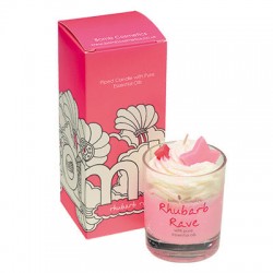 Rhubarb Rave Piped Candle In Box