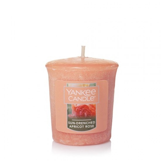 Sun Drenched Apricot Rose Votive 