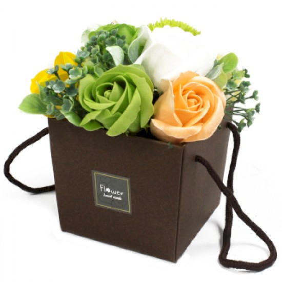 Soap Flowers Spring Bouquet Box