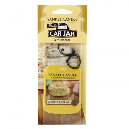 Vanilla cupcake car jar