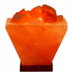 Himalayan salt lamp crucible fire bowl