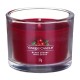 Black cherry single filled votive 