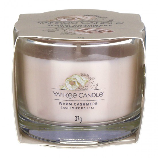 Warm cashmere single filled votive 