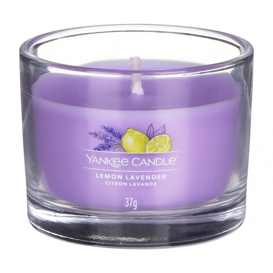 Lemon lavender single filled votive 