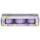 Lemon lavender 3 filled votive set 