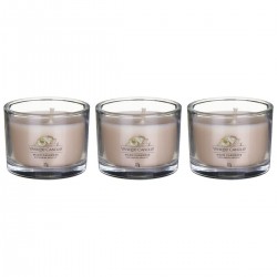 Warm cashmere 3 filled votive set 