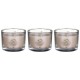 Warm cashmere 3 filled votive set 