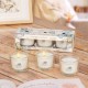 Soft blanket 3 filled votive set 