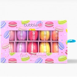 Mini macaron fruity bath bomb gift set 10x 50g