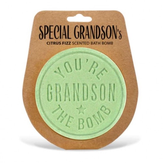 Personalised bath bomb- Grandson