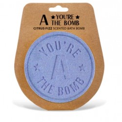 Personalised bath bomb- A the bomb