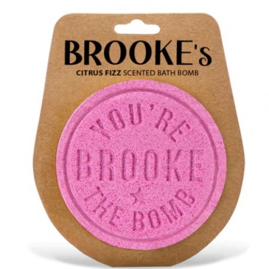 Personalised bath bomb- Brooke