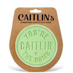 Personalised bath bomb- Caitlin