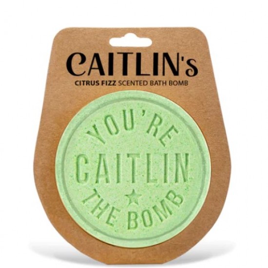 Personalised bath bomb- Caitlin