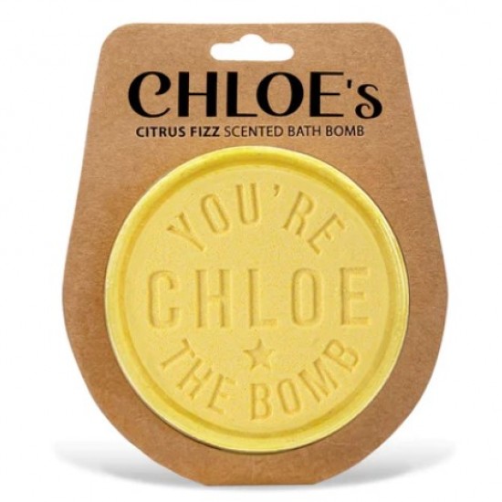 Personalised bath bomb- Chloe