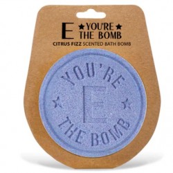 Personalised bath bomb- E the bomb