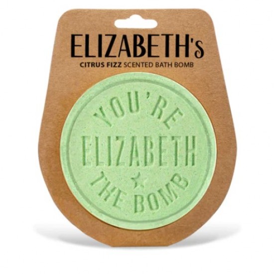 Personalised bath bomb- Elizabeth