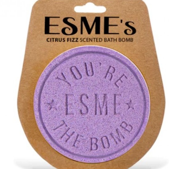 Personalised bath bomb- Esme