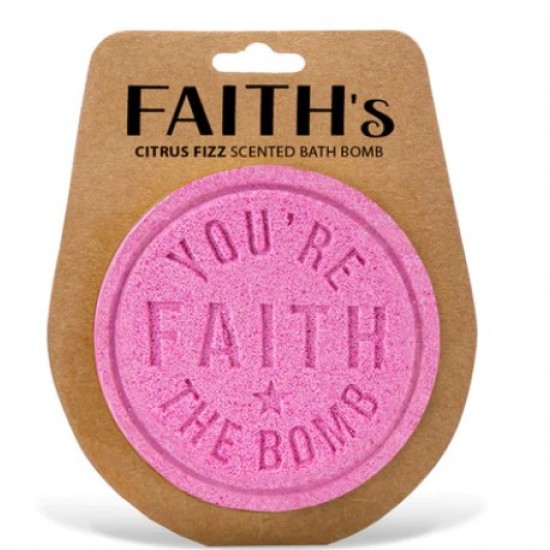 Personalised bath bomb- Faith