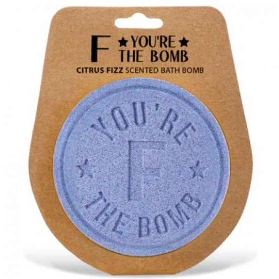 Personalised bath bomb- F the bomb