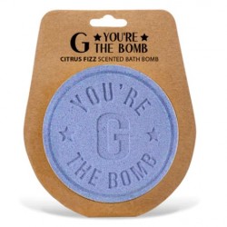 Personalised bath bomb- G the bomb