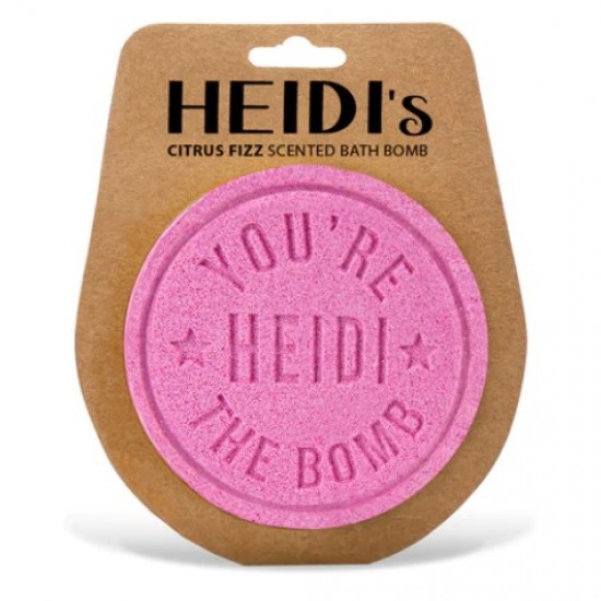 Personalised bath bomb- Heidi