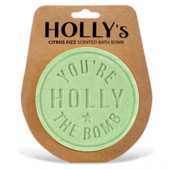 Personalised bath bomb- Holly