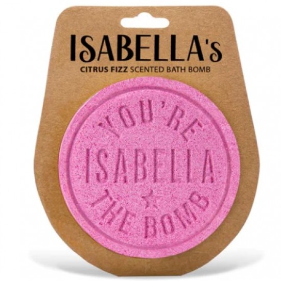 Personalised bath bomb- Isabella