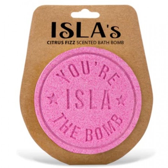 Personalised bath bomb- Isla