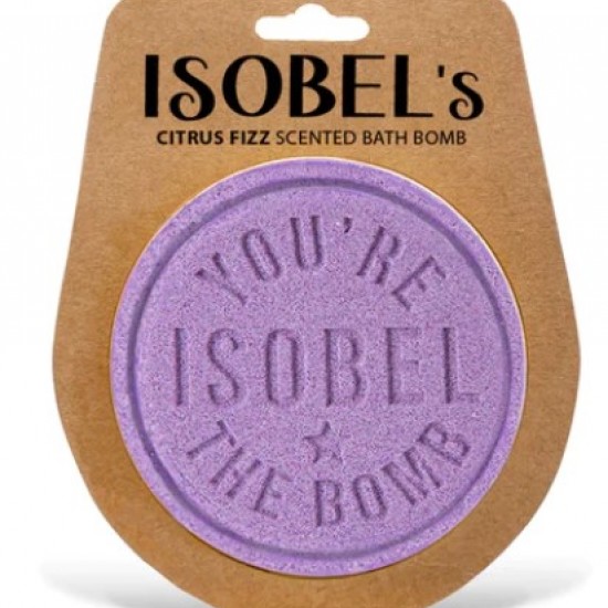 Personalised bath bomb- Isobel