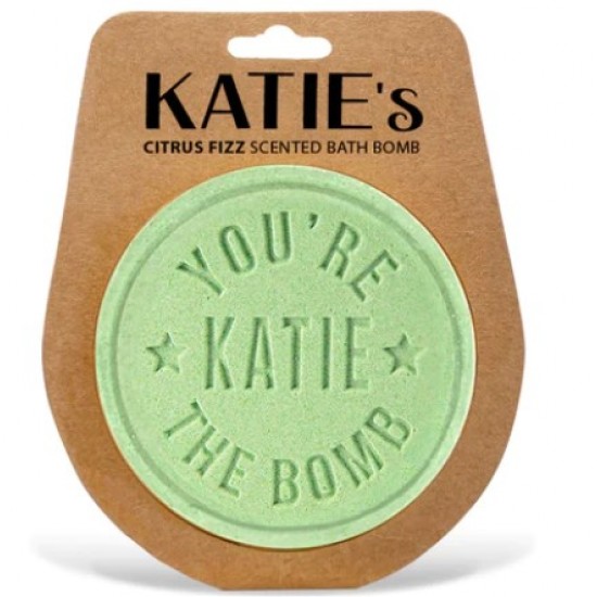 Personalised bath bomb- KatIe