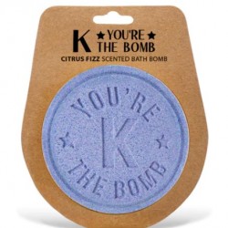 Personalised bath bomb- K the bomb