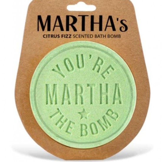 Personalised bath bomb- Martha