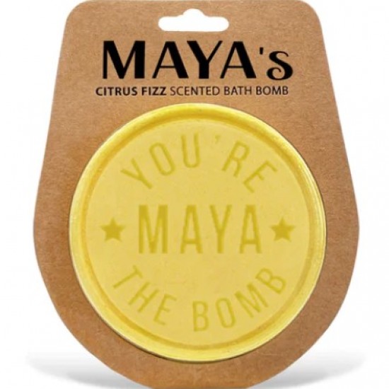 Personalised bath bomb- Maya