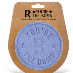 Personalised bath bomb- R The bomb