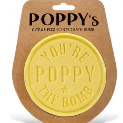 Personalised bath bomb- Poppy