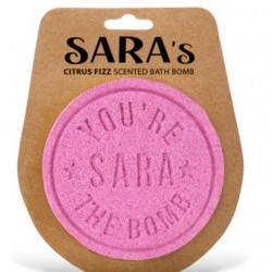 Personalised bath bomb- Sara