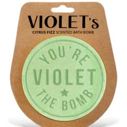 Personalised bath bomb- Violet