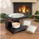 Bamboo dark wax melt warmer 