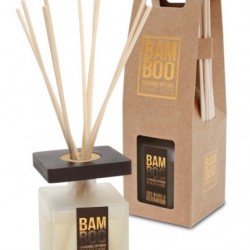 Oud wood & geranium reed diffuser