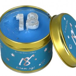 18th birthday dream big Tinned candle 